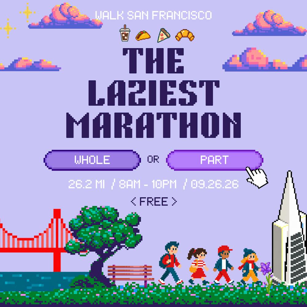 The Laziest Marathon event poster